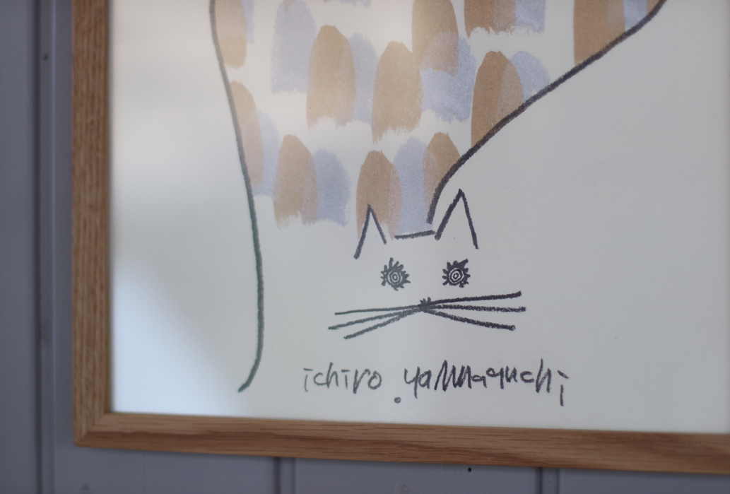 山口一郎 原画 三毛猫 スクエア 小 | nate-hospital.com